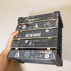 Подарочный набор в деревянном ящике Wood Box for Man